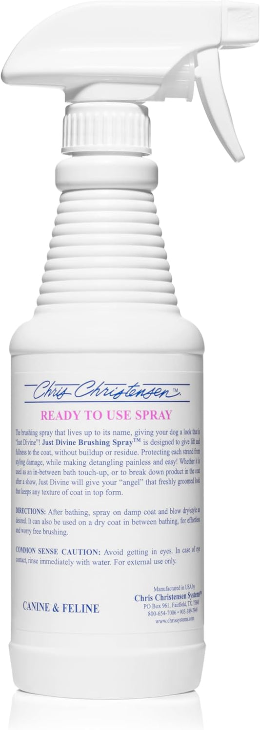 Chris Christensen Just Divine Detangle Spray – 473ml - Dexter And Billy Co.