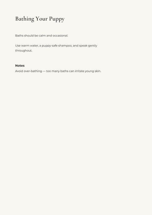 🐾 The Gentle Puppy Grooming Guide - Free Digital PDF