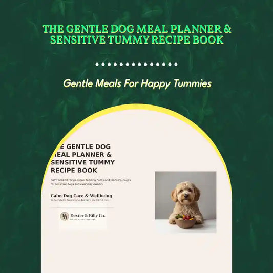 The Gentle Dog Meal Planner & Sensitive Tummy Recipe Book by@Outfy