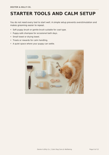 Free Puppy Grooming Starter Guide
