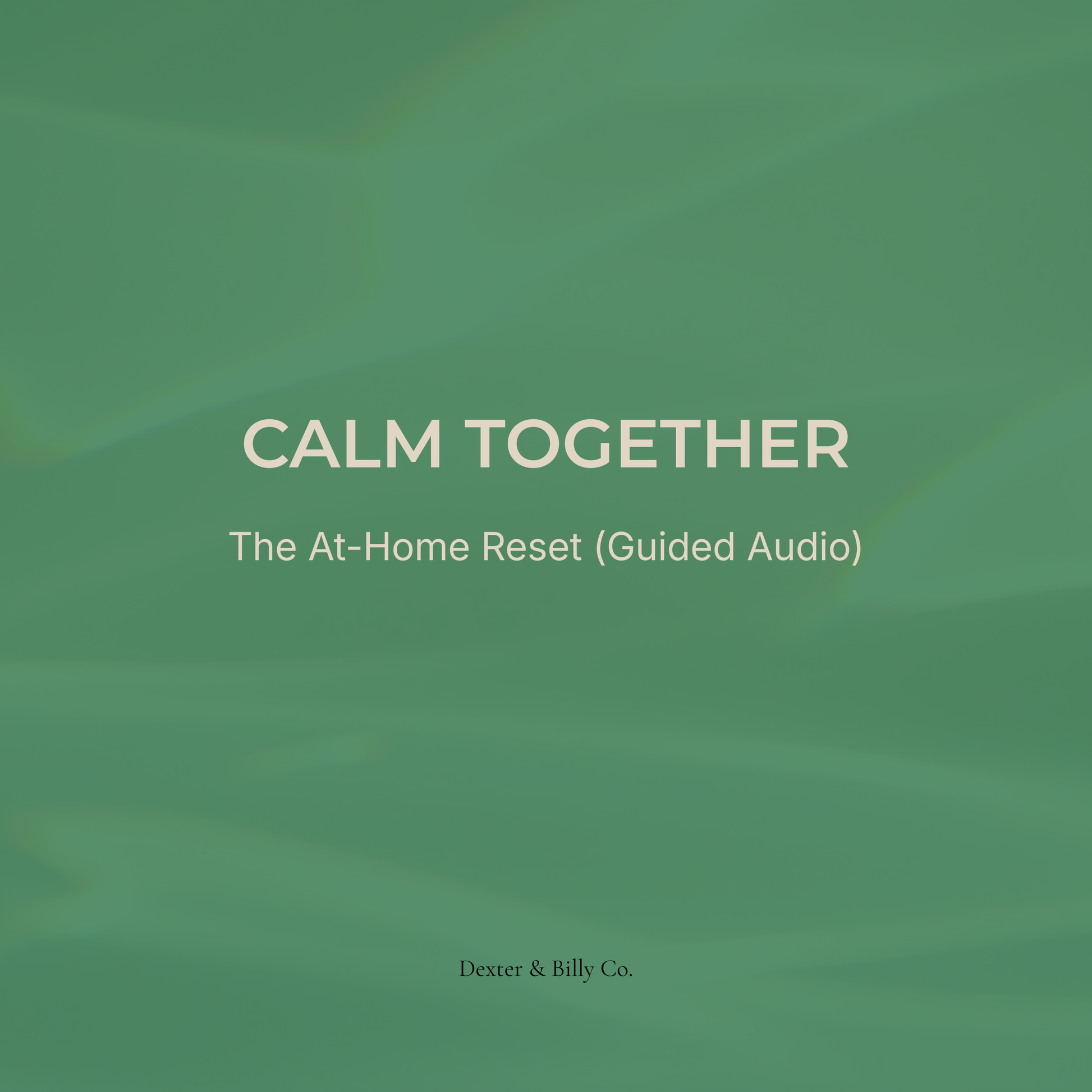 Calm Together: The At-Home Reset (Guided Audio) - Dexter And Billy Co.