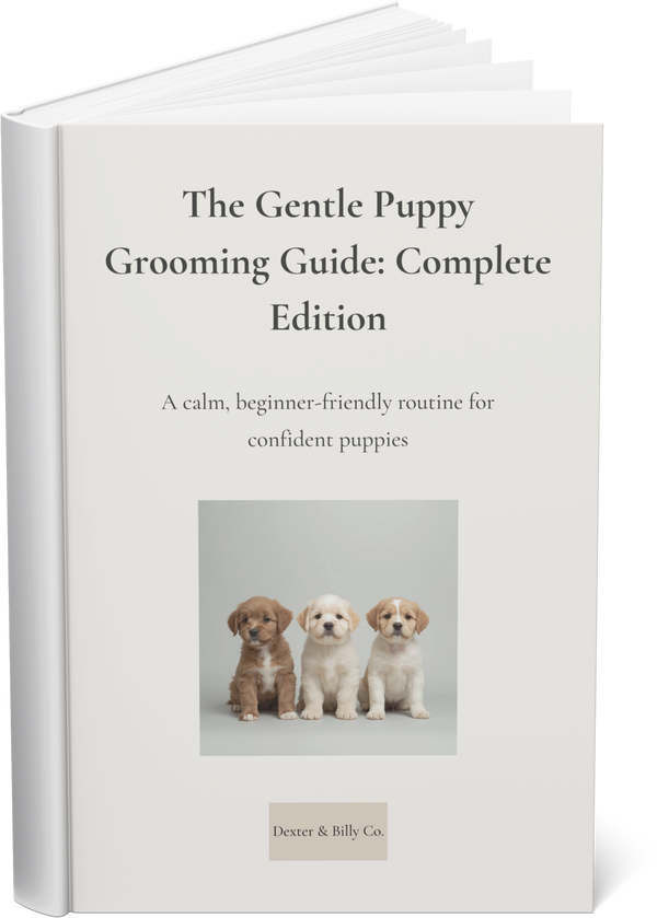The Gentle Puppy Grooming Guide – Complete Edition (PDF) A stress-free, step-by-step grooming system for puppies - Dexter And Billy Co.