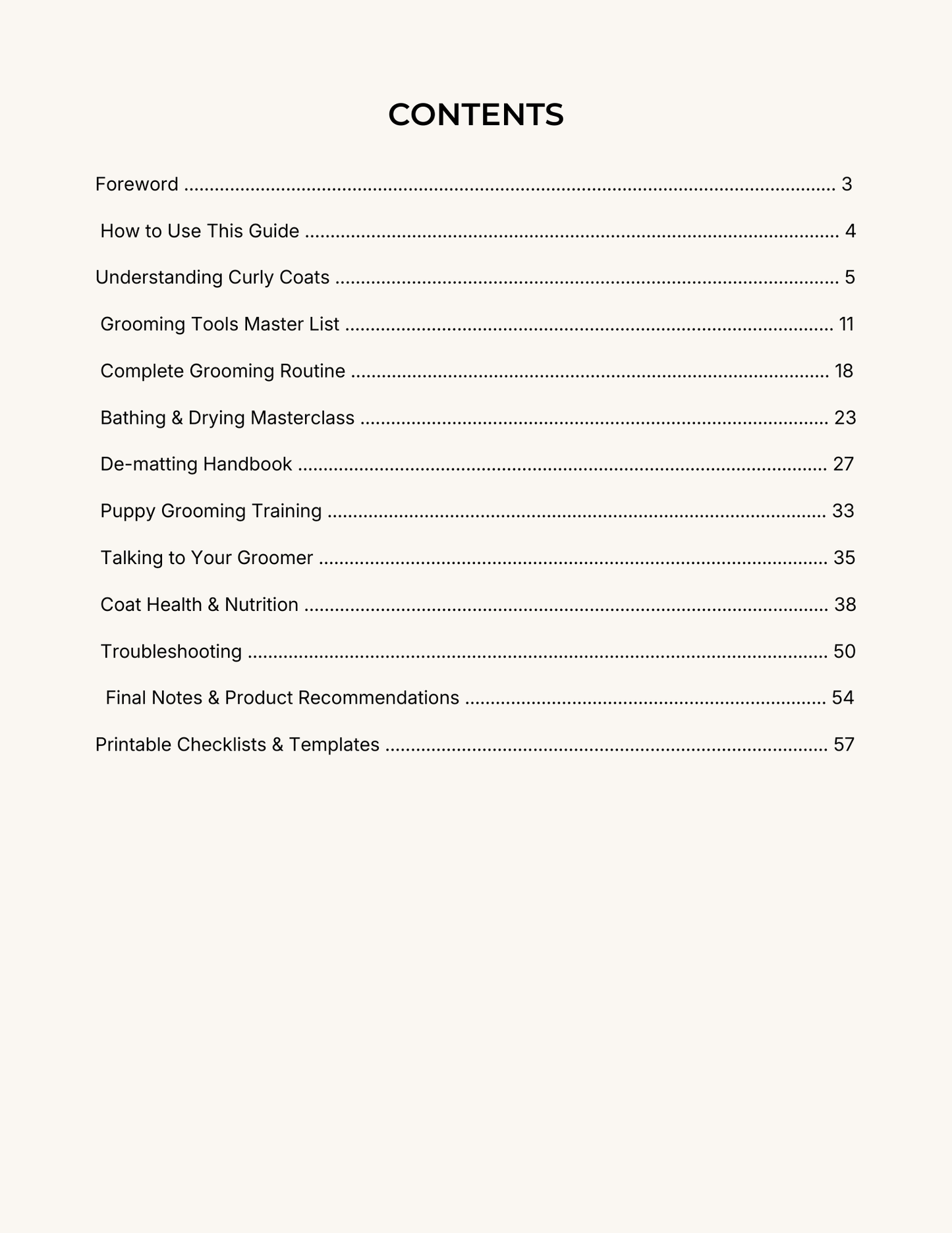 The Cockapoo & Doodle Grooming Premium Guide (Digital Download)