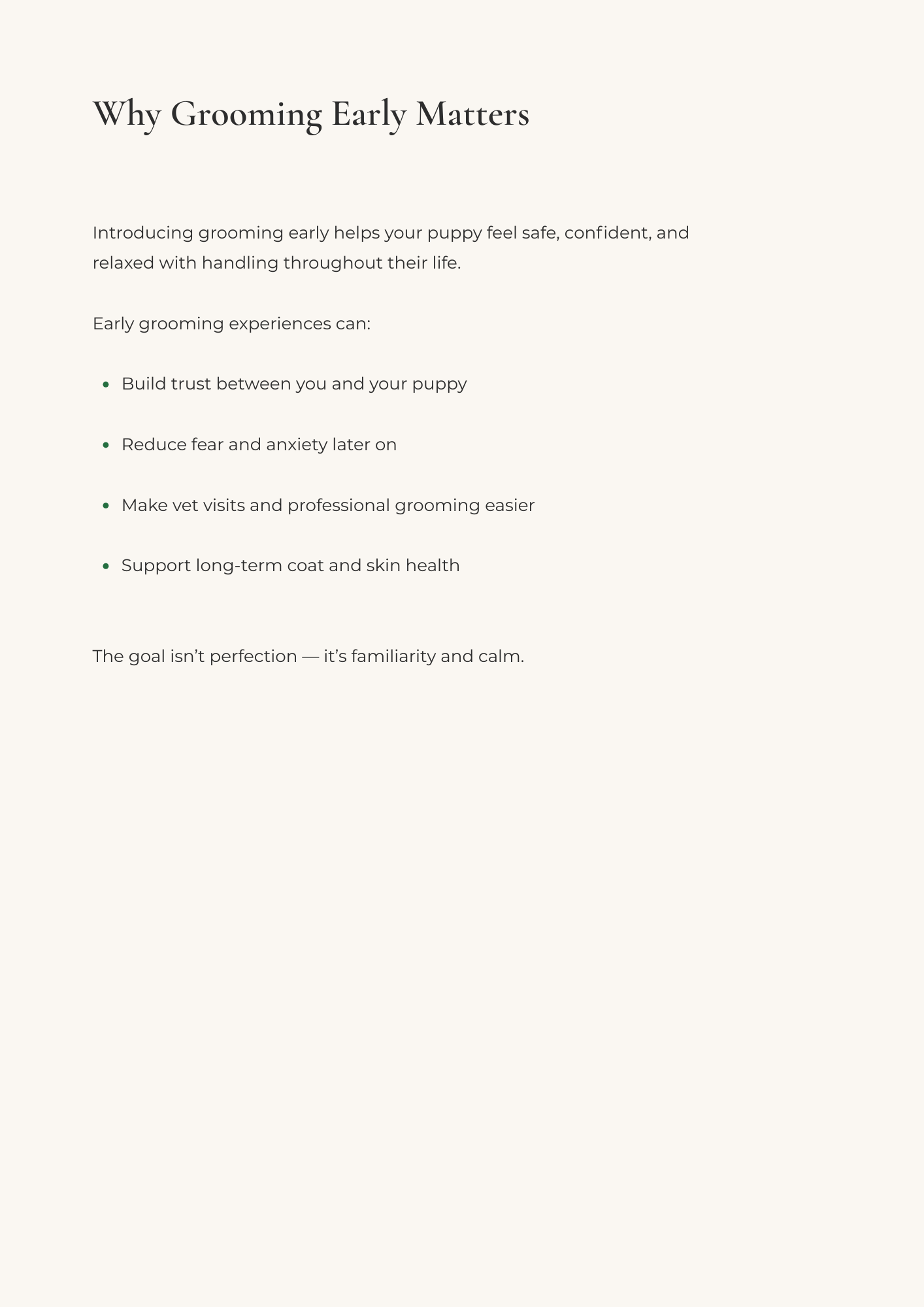 🐾 The Gentle Puppy Grooming Guide - Free Digital PDF