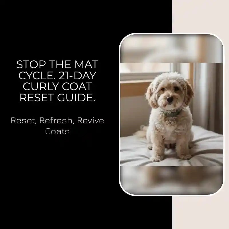 Stop the mat cycle. 21-day curly coat reset guide. by@Outfy