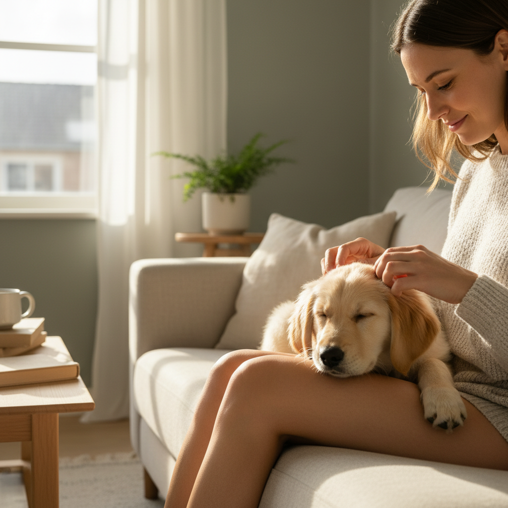 Puppy Grooming — Ear handling